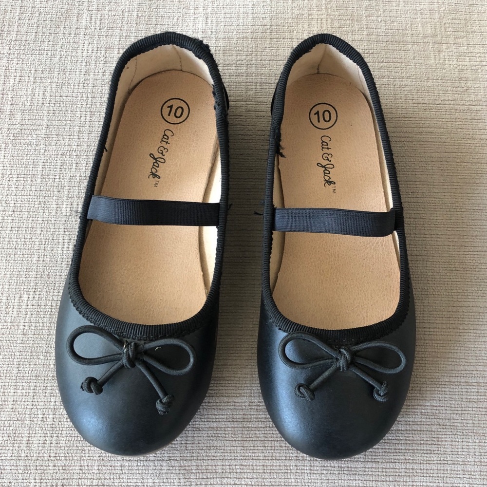 Cat & Jack Black ballerina flats